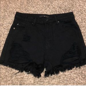 KanCan black jean shorts